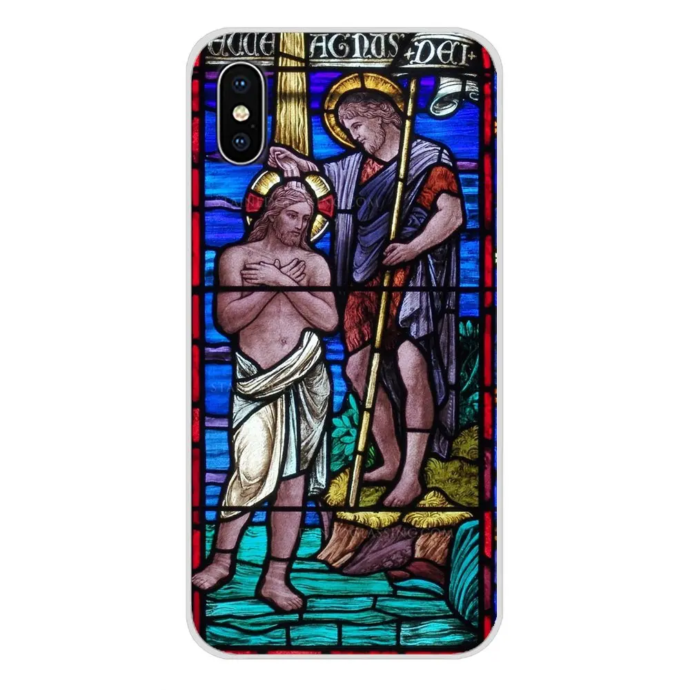Mobile Phone Case Cover Angel Church Jesus Stained Glass Window For Motorola Moto X4 E4 E5 G5 G5S G6 Z Z2 Z3 G G2 G3 C Play Plus | Мобильные