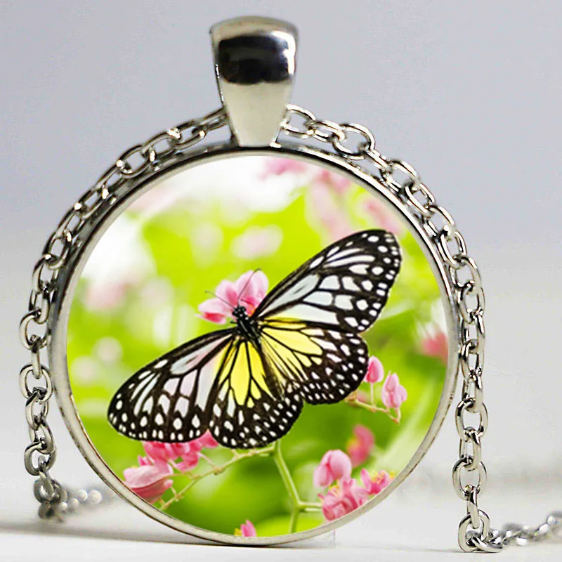 Новинка декоративная подвеска Luna с мотивом моли стеклянная кабошон массивное