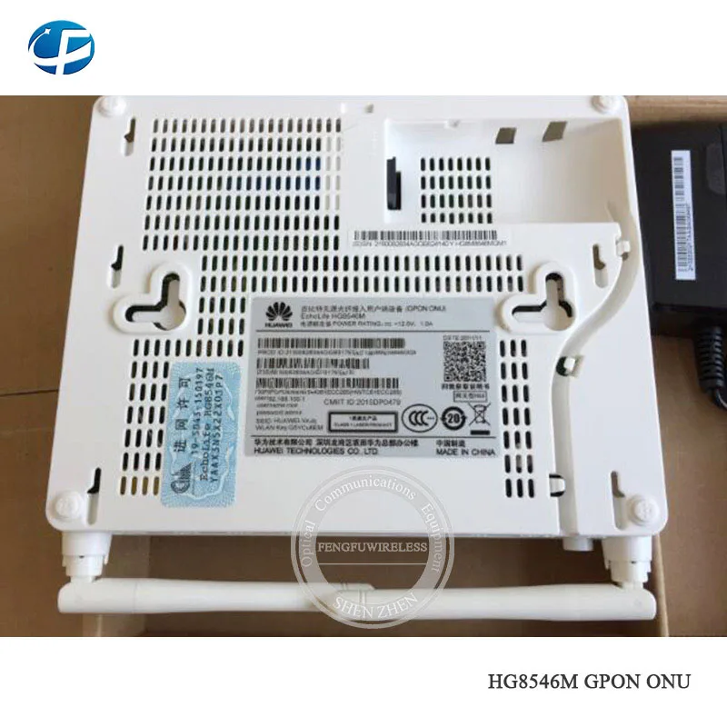 20 шт. Лучшая цена HW HG8546M GPON ONU ONT с 2DBI 3FE 1GE TEL USB WIFI порт оптоволоконное оборудование