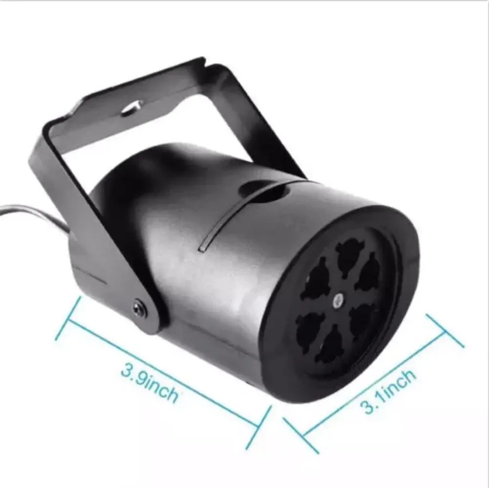 Рождественская Снежинка светодиодные прожекторы праздничный домашний декор для