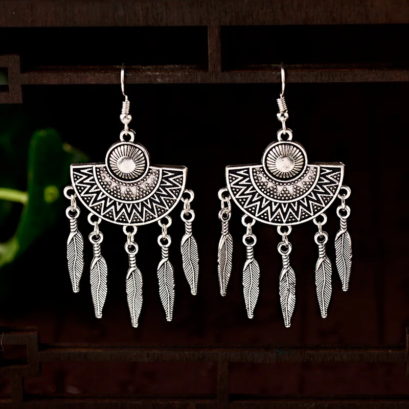 Новые Классические Этнические женские полукруглые серьги Jhumka винтажные
