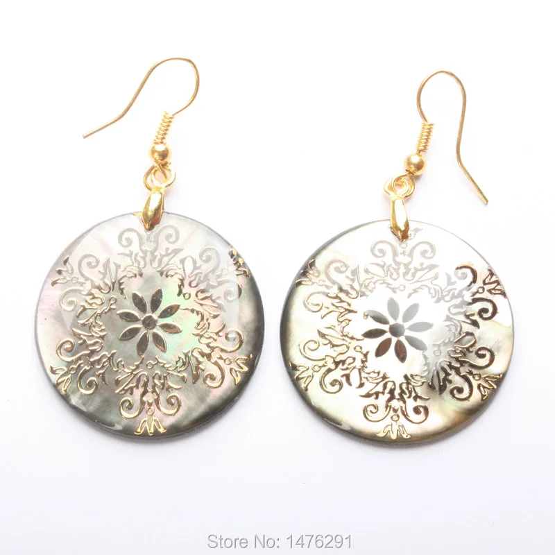 1 пара женские серьги подвески из ракушек 30 х30 мм|dangle earrings|earrings dangledangling earrings for women |