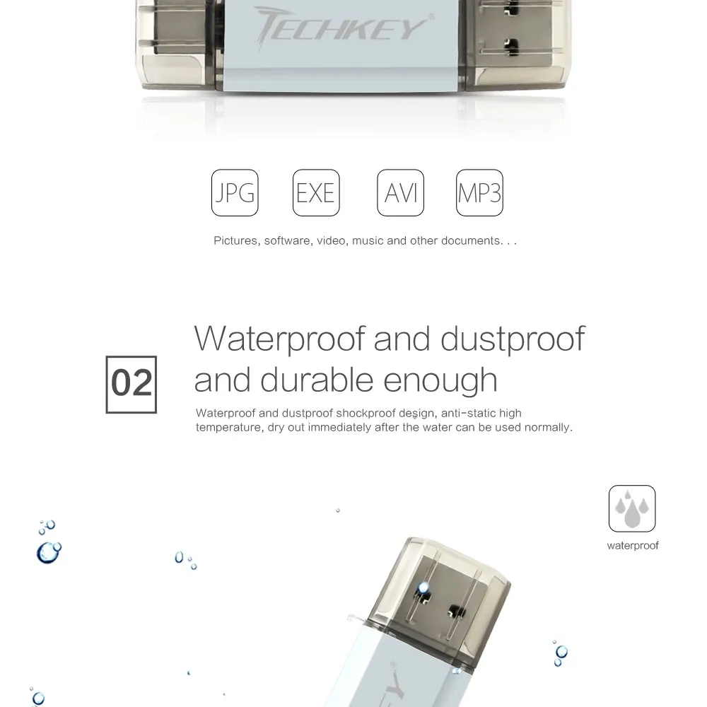 TECHKEY USB 3,0 type-C 3,1 usb флеш-накопитель 3,0 64 Гб металлический пользовательский флеш-накопитель 32 Гб USB флешка 16 Гб для телефонов Micro USB flash type C