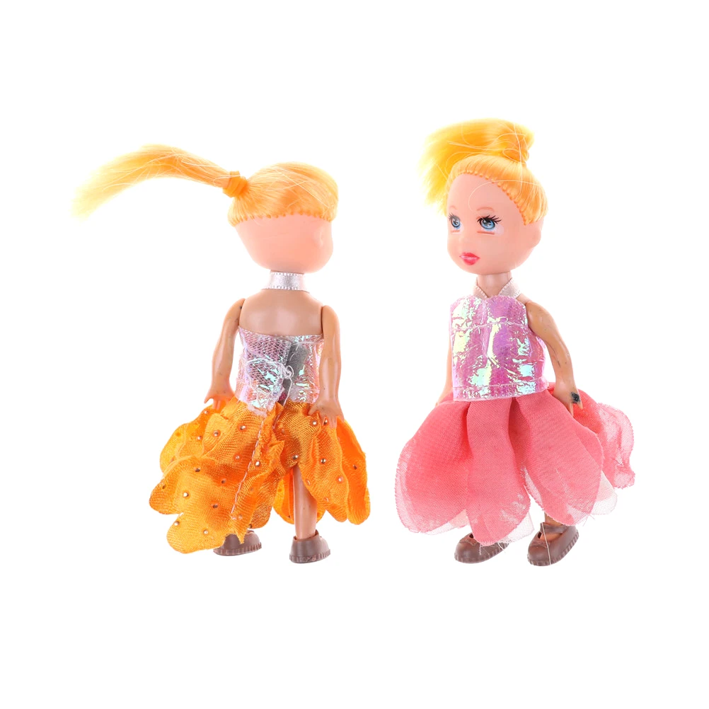 Горячая продажа 2 шт./лот супер милая маленькая кукла для Келли 3 5 дюймов