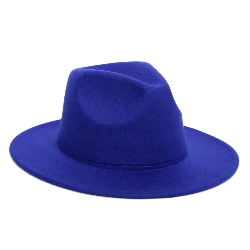 2019 Черная Женская Шляпа Fedora Топ винтажная шляпа для девушек с большими плоскими