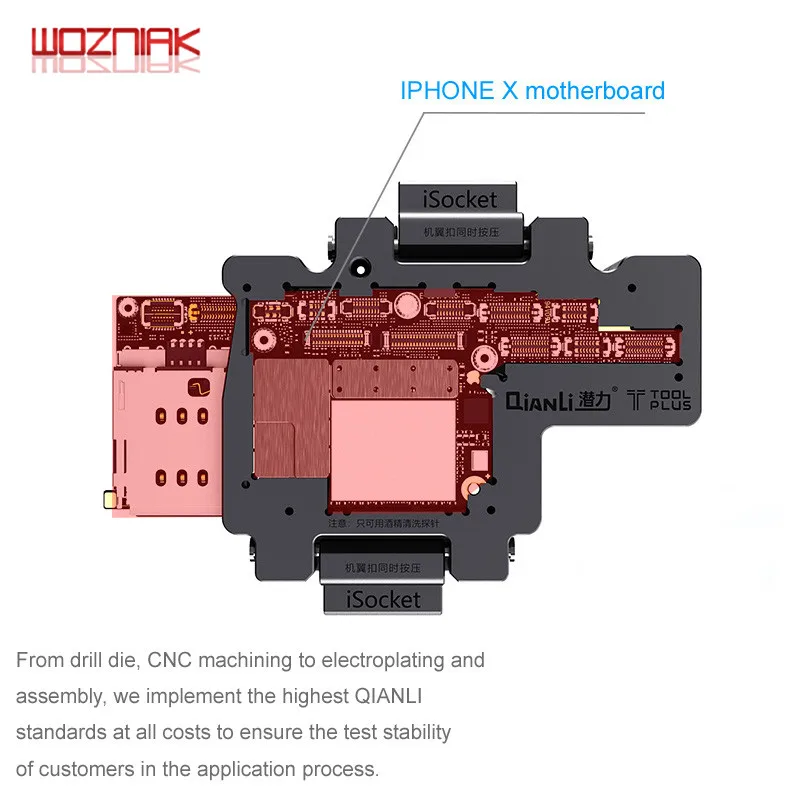 Новинка QIANLI iSocket для iPhone x приспособление проверки функции материнской платы