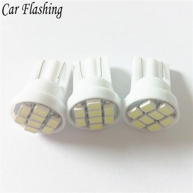 Автомобильный мигающий белый светодиод 500 шт./лот T10 8 smd светодиодов 8SMD led 194 168 192 W5W