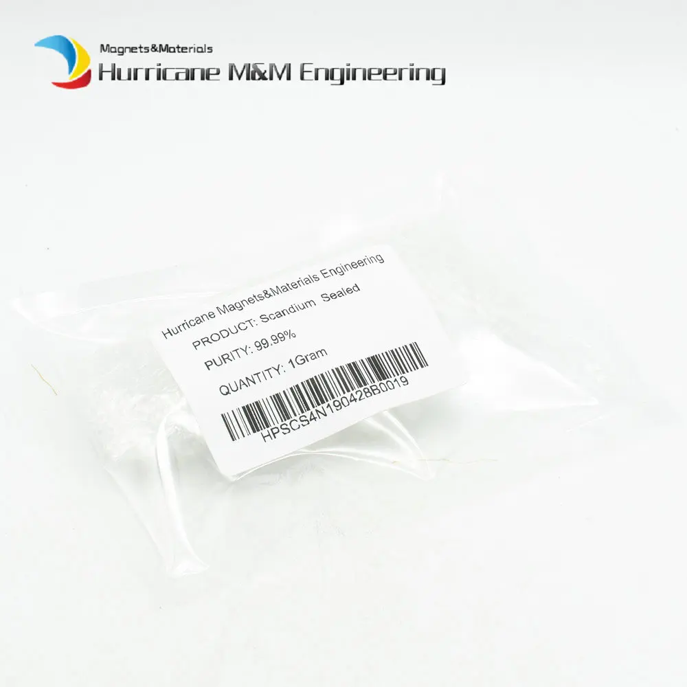 

Argon Protected Scandium Metal for Element Collection 99.9% Pure SC Hand Made DIY Hobbies 1 Gram
