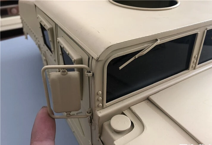 Высококачественный полностью металлический Hummer 1/10 масштаб 313 мм Колесная база RC автомобильный комплект кузова автомобиль Hummer shell Для 1:10 осевой SCX10 D90