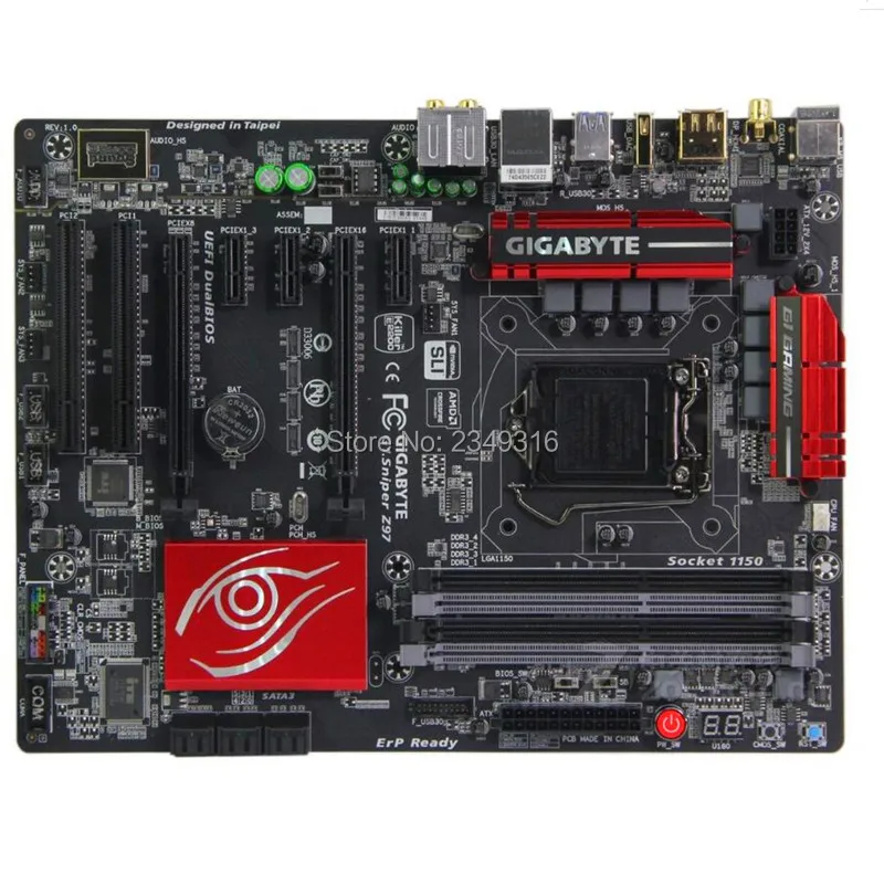 Оригинальная десктопная материнская плата G1.Sniper Z6 Z97 LGA 1150 i3 i5 i7 DDR3 100% полностью
