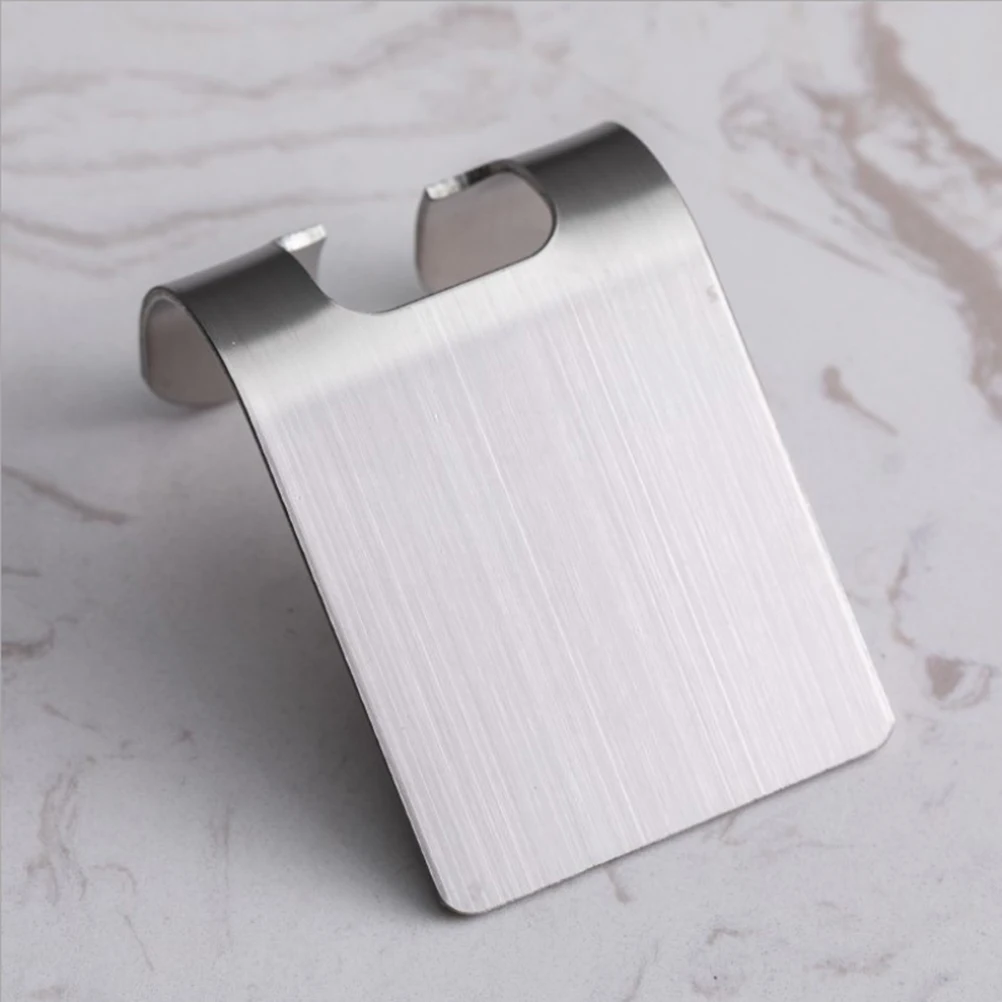 

4pcs Wall Hooks Razor Holder Stainless Steel Waterproof Power Plug Hanger Towel Holder for Wall Bathroom Door