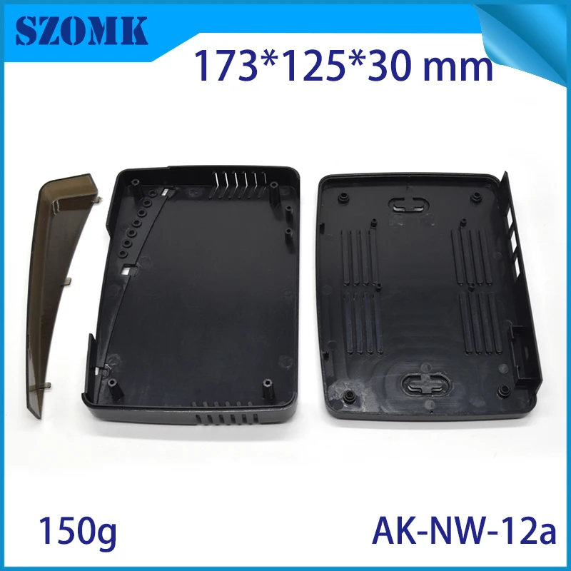 (1 шт.) пластиковая сетевая коробка высокого качества для DIY PCB алюминиевый корпус