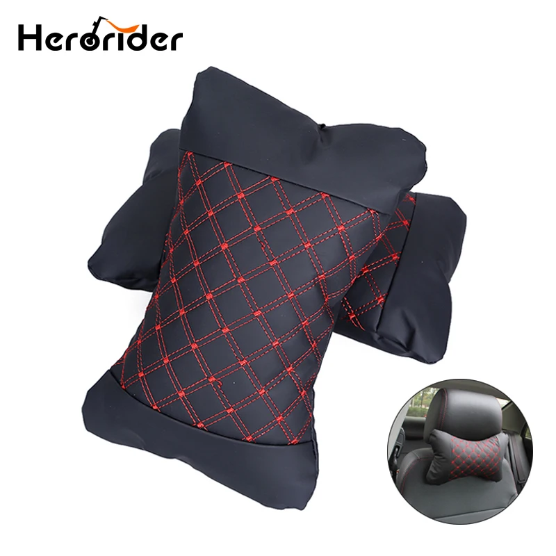 

Теплая Автомобильная подушка на подголовник Herorider, воздухопроницаемая Автомобильная подушка на подголовник, подушка безопасности для сиде...