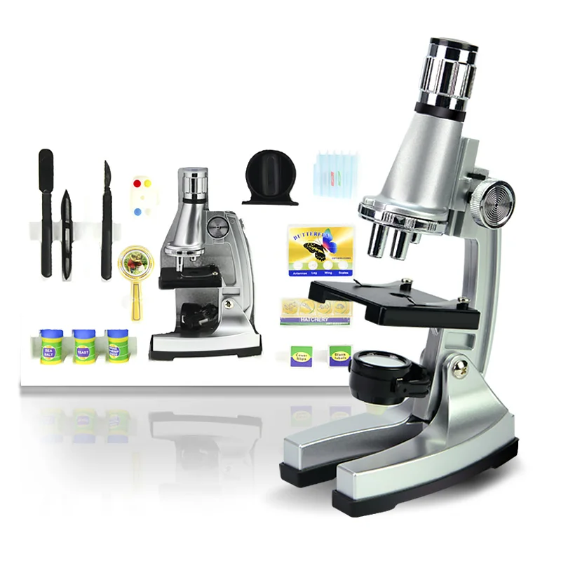 

1200X Biological Microscope Student Toy Birthday Gift for Educational Beginner to Learn Science