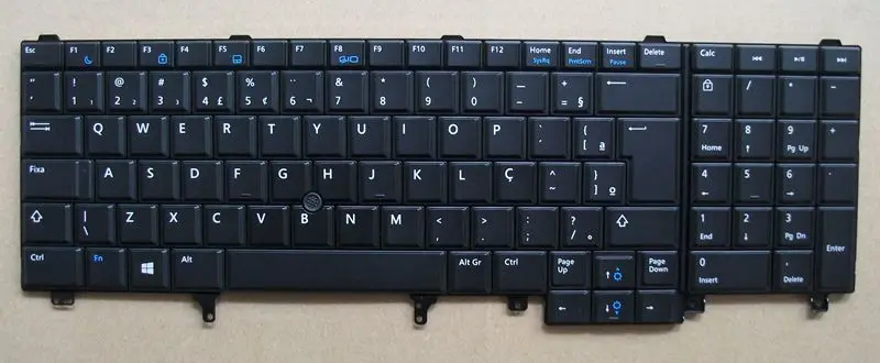 Клавиатура для ноутбука Dell Latitude E6520 E5520 5530 6530 M4700 M6700 M4600 6600 клавиатура UK BR