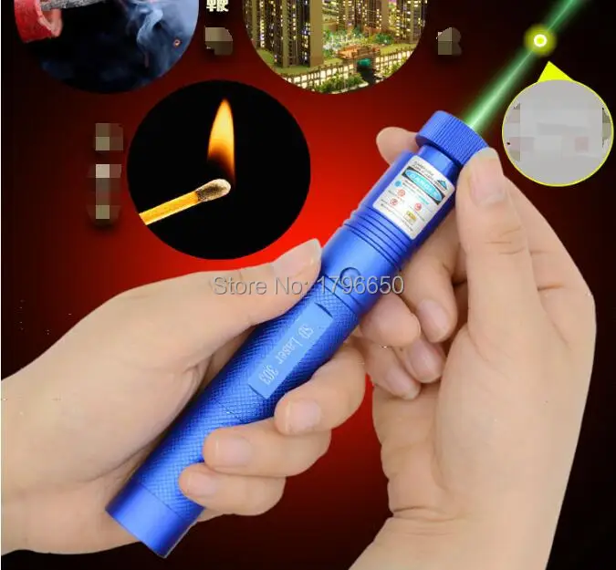 

Hot! High Power Military Green Laser Pointers 500w 500000m 532nm Flashlight Light Burning Beam Match Burn Cigarettes Hunting
