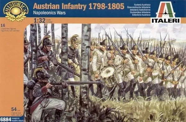 Австрийская пехота 1798 1805 наполеоновские войны 1/32 солдат Набор фигурок италери| |