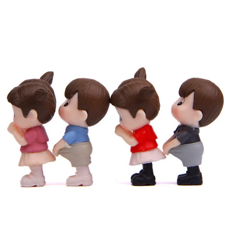 4 шт./лот застенчивый Toot рот Мальчики мультфильм PVC Фигурки DIY Craft игрушки аниме