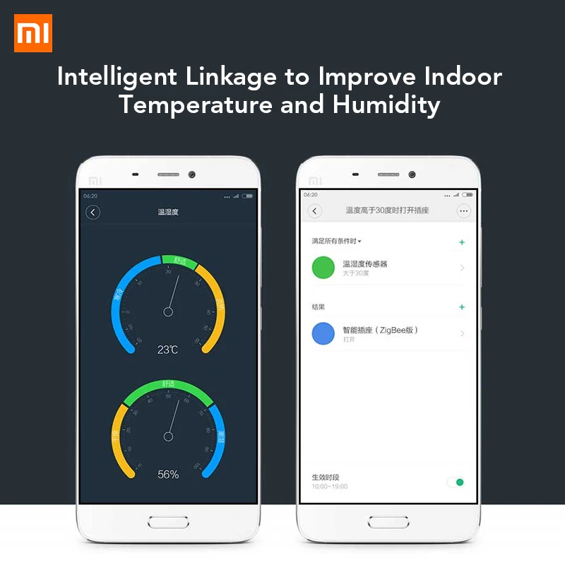 Оригинальный Смарт датчик температуры и влажности Xiaomi Mi установите детский дом