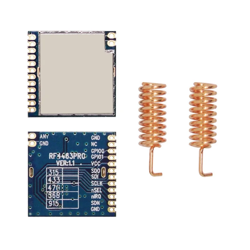 2 шт. RF4463PRO + антенна Si4463 20dBm 100 мВт радиочастотный передатчик и приемник модуль