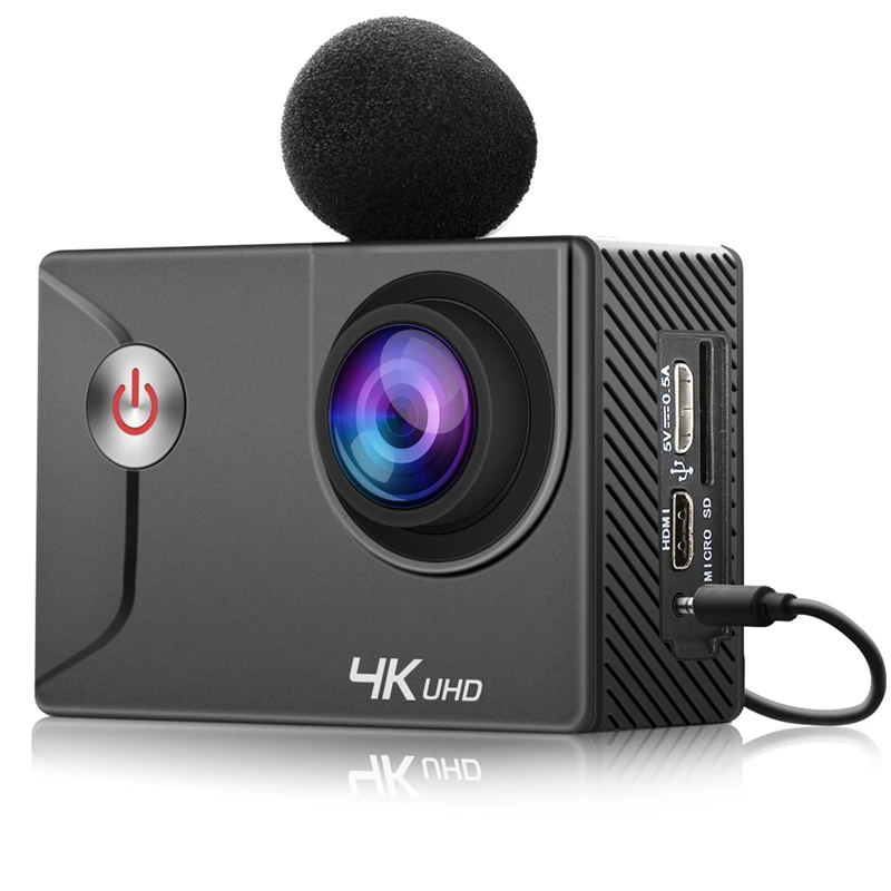 Экшн камера с дистанционным управлением Ultra HD 4 K/30fps WiFi 2 45 &quot160D подводный