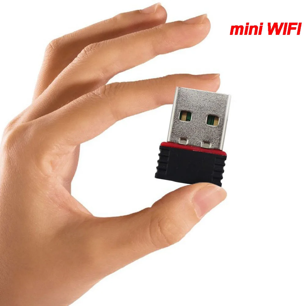 Сетевая карта LAN Mini 150 мбит/с беспроводной ключ для пк USB приемник Wifi