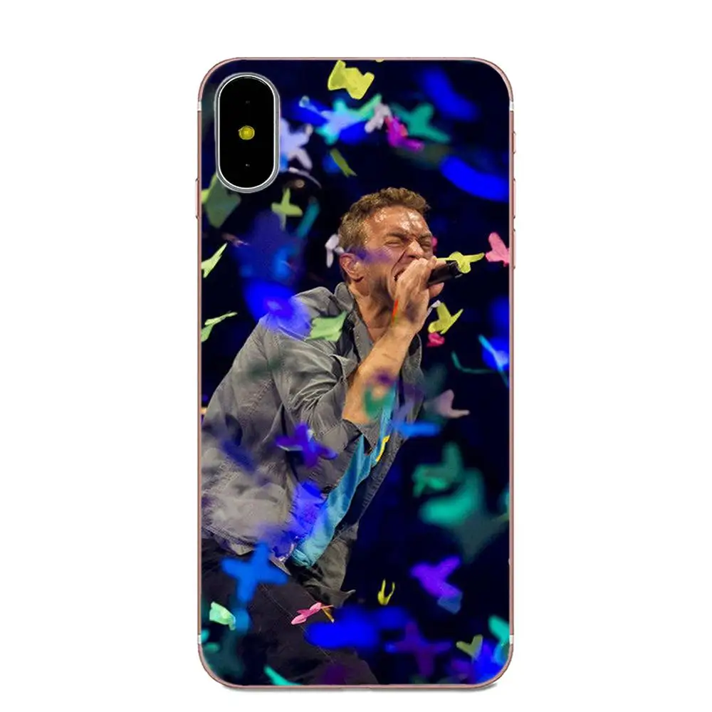 Мягкие чехлы из ТПУ для Apple iPhone 4 4S 5 5C 5S SE 6 6S 7 8 Plus X XS Max XR Coldplay Live | Мобильные телефоны