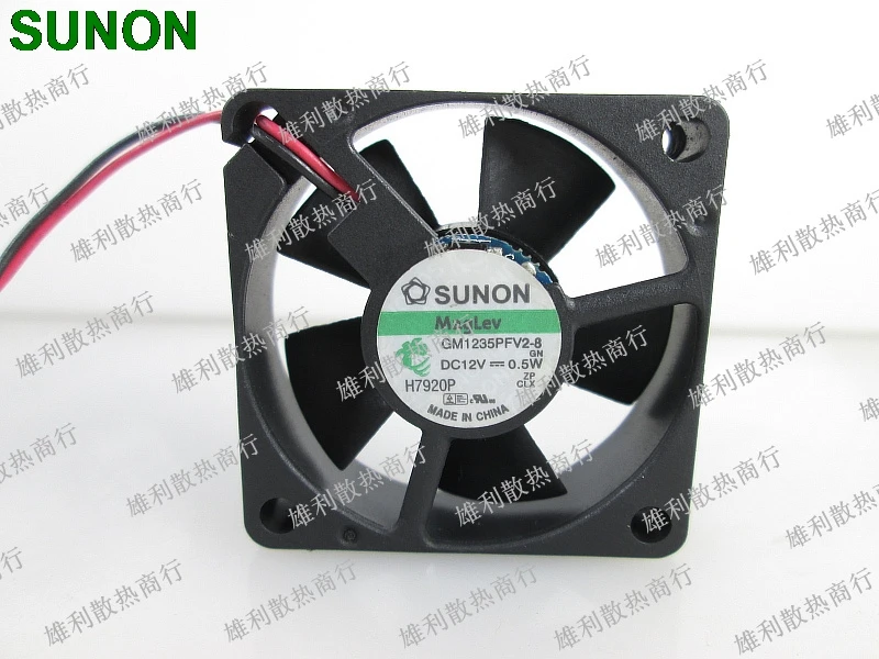 Оригинальный 2 проводной вентилятор для Sunon GM1235PFV2 8 12 В 0 5 Вт 3510 3 см 35 мм|original sunone|35mm