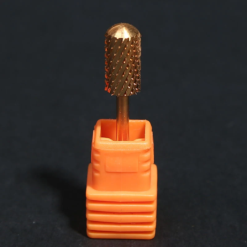 2 шт./лот электрическое Золотое Карбидное сверло для ухода за ногтями машинка