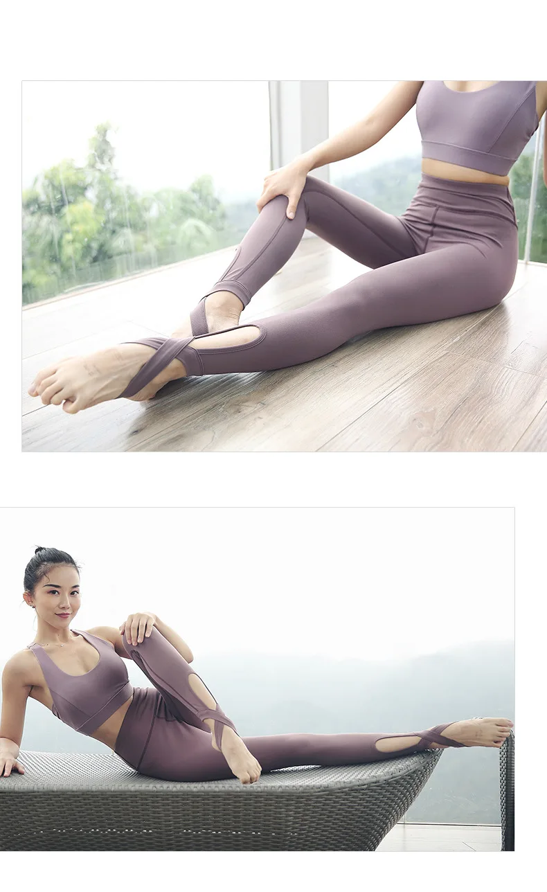 Yoga комплекты Фитнес комплекты Спортивная одежда для бега леггинсы спортивный бюстгальтер+ для тренировок и занятий в спортзале, брюки 2 шт./компл. Спортивная yoga комплекты Для женщин спортивный костюм