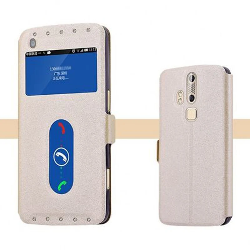 Для zte Axon Elite A2015 Axon задняя крышка-чехол для телефона роскошный ТПУ Флип кожаный чехол для zte Axon чехол с функцией стойка оболочка