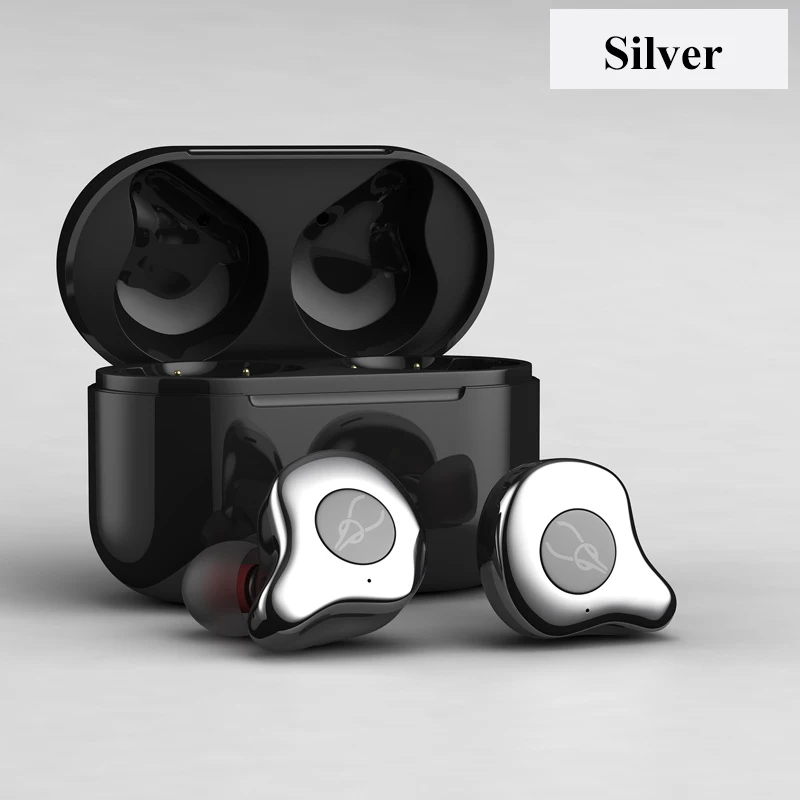 image show Twins Bluetooth 5.0 Dual True Wireless Earphones Bluetooth Earphone Sports In-Ear Earbuds Waterproof Headset Wireless Charging - Цвет: image show