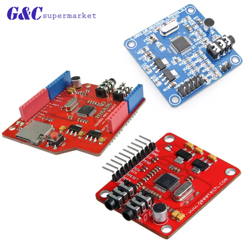VS1053 VS1053B MP3 разработка коммутационная плата с слотом для sd карты Ogg Запись в