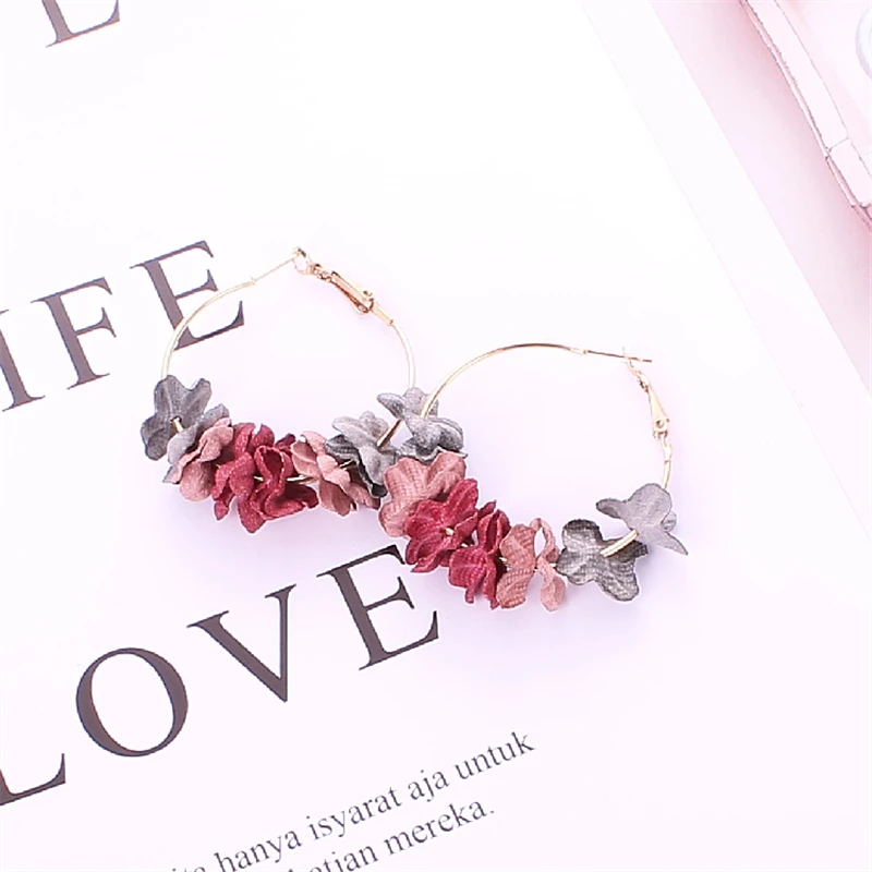 2019 Новое поступление Горячие моды лепесток сочетание Bijoux fantaisie Femme