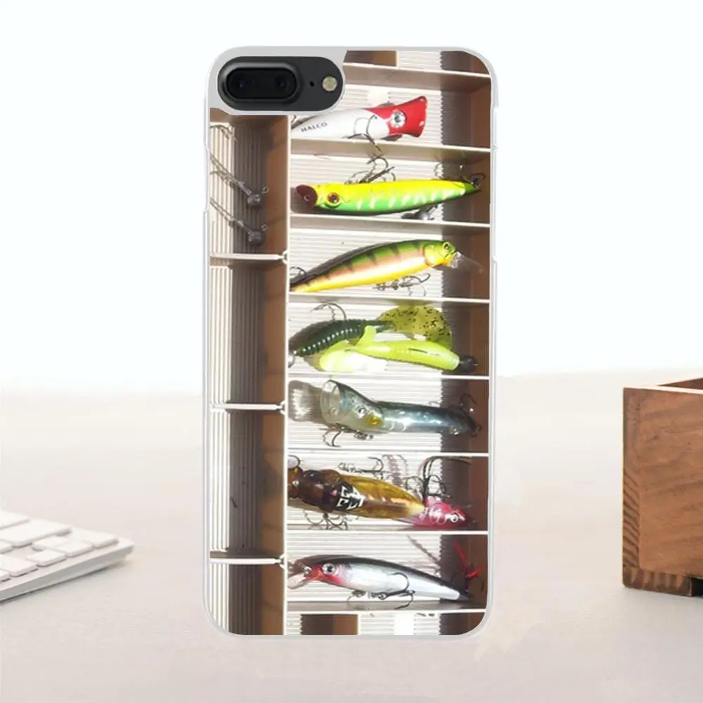 Мягкий футляр для рыболовных принадлежностей Soft Phone Fishing Tackle Box Lures для LG G2 G3 G4 G5 G6 G7 K4 K7 K8 K10 K12 K40 Mini Plus Stylus ThinQ 2016 2017 2018 on.
