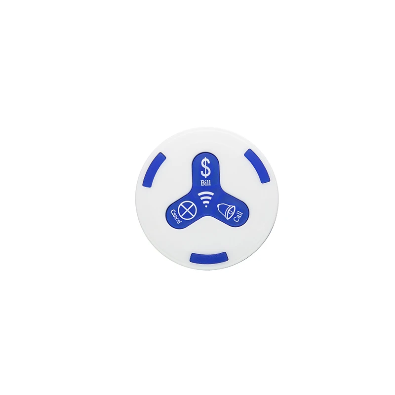 Mindewin 10pcs Waterproof Restaurant Pager Call Transmitter Button Wireless Calling System 433MHz Catering Equipment | Компьютеры и