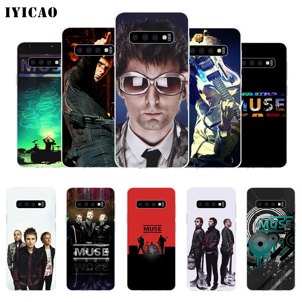 IYICAO Muse Band Мягкий силиконовый чехол для телефона Samsung Galaxy S10e S10 S9 S8 Plus S7 Edge TPU |