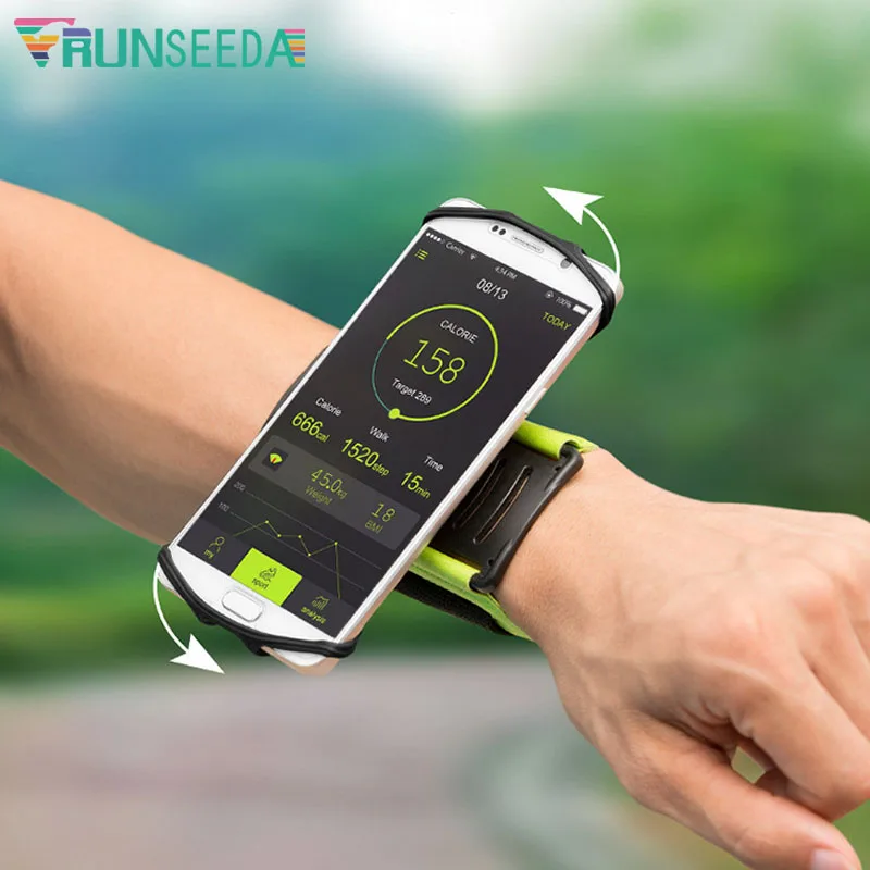 Runseeda Universal Running Armband 180 degree Rotatable Wrist Band Phone Holder Fitness 6inch Arm Bag For Iphone 7 8 Smartphones
Runseeda Universal Running Armband 180 degree Rotatable Wrist Band Phone Holder Fitness 6inch Arm Bag For Iphone 7 8 Smartphones