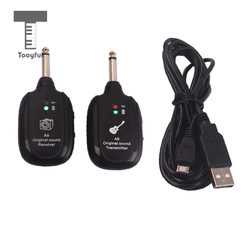 Tooyful UHF беспроводной цифровой аудио передатчик приемник Система USB кабель для
