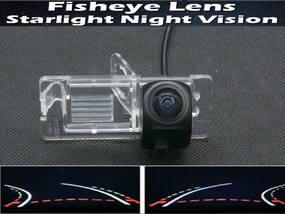 

1080P Trajectory Tracks Fisheye Rear view Camera for Renault Duster Fluence Duster Megane 3 For Nissan Terrano Reverse Camera