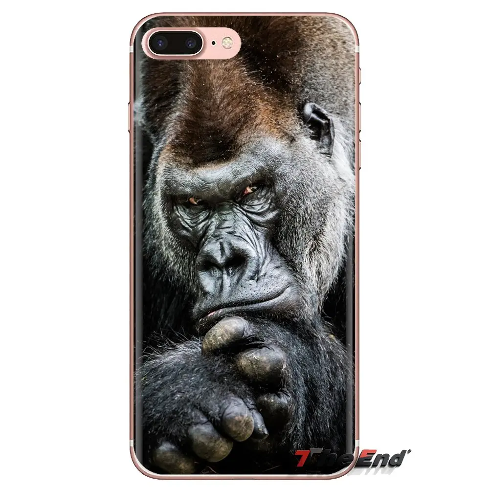 Transparent Soft Cases Covers Angry Gorilla iPhone Wallpaper For Huawei Mate Honor 4C 5C 5X 6X 7 7A 7C 8 9 10 8C 8X 20 Lite Pro |