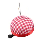 Шарообразная Подушка Швейные иголки, булавки, инструмент для вышивки крестиком, с эластичным ремнем на запястье, аксессуары для шитья AA8510