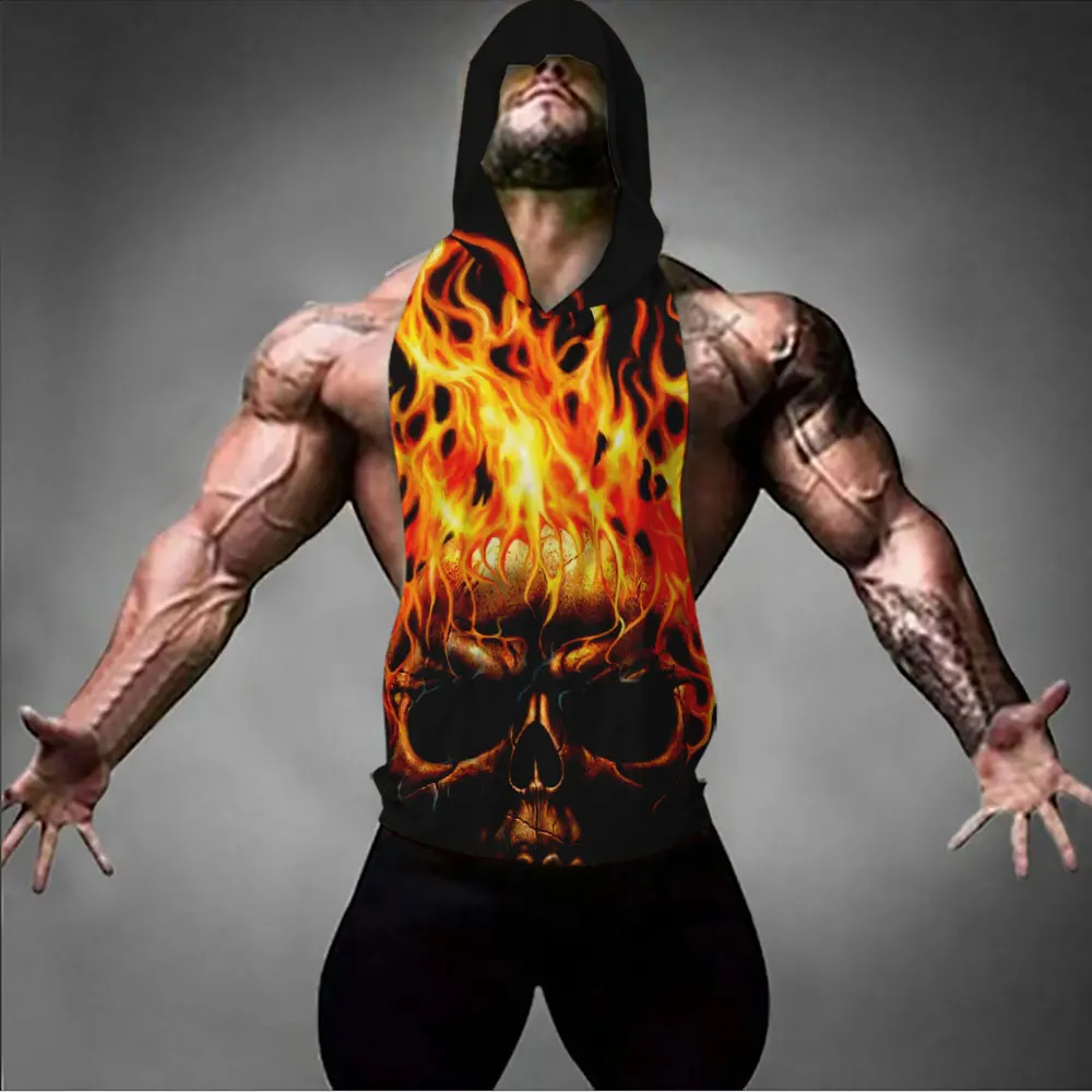 MUSCLE ALIVE мужские худи для бодибилдинга майка для занятия фитнесом спандекс Gymwear мужская одежда худи без рукавов толстовки