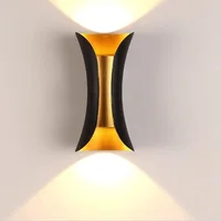 Aluminum Sconce LED Wall Lamp Modern Bedroom Light Fixtures Living Room Stair Front door Wall Lights For Home Outdoor Lighting