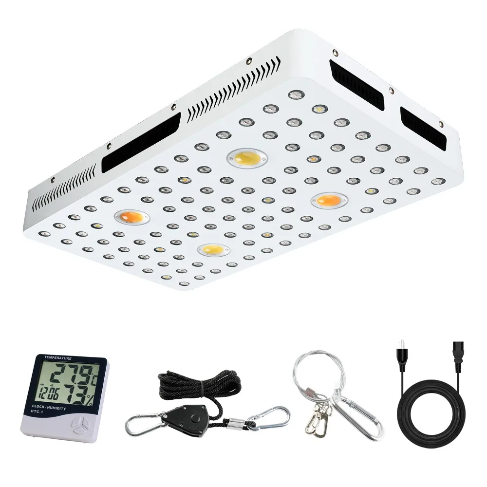 1000 W 2000 W 3000 W Cob Светодиодная лампа, для выращивания растений, с широким диапазонном! завод Свет для роста растений лампы для выращивания овощей, цветущих растений интегрированный бескорпусный чип светодио