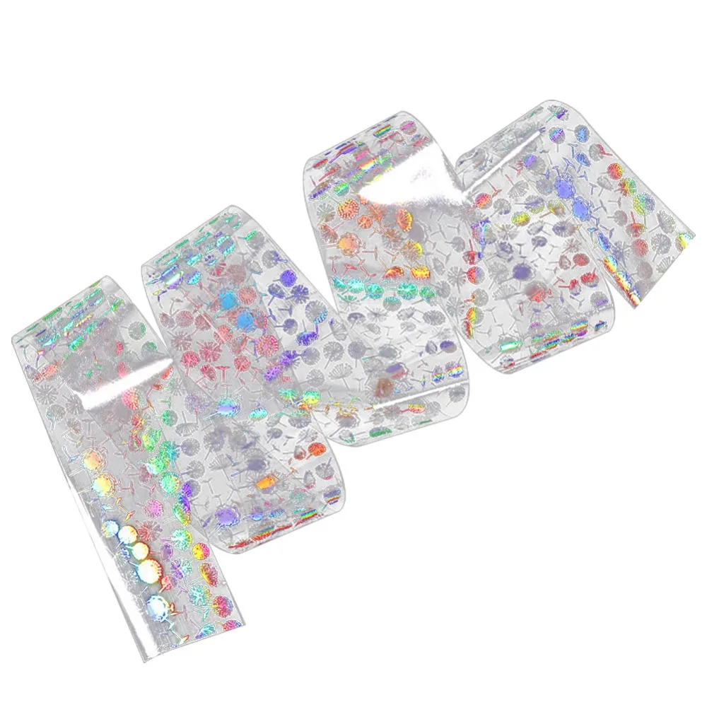 

1 Roll 4*20cm Holographic Starry Sky foil Nail Sticker Laser Pattern Glitter Nail Art Transfer DIY Nail Decorations Sticker