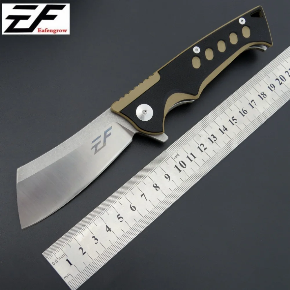 Складной карманный нож Eafengrow EF78 D2 с лезвием G10 Мультитул для ежедневного