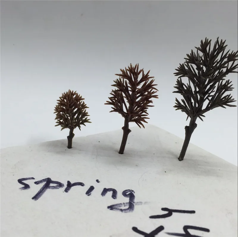 Лучшая цена 10 шт./компл. мини пластик для железной дороги дом парк уличная