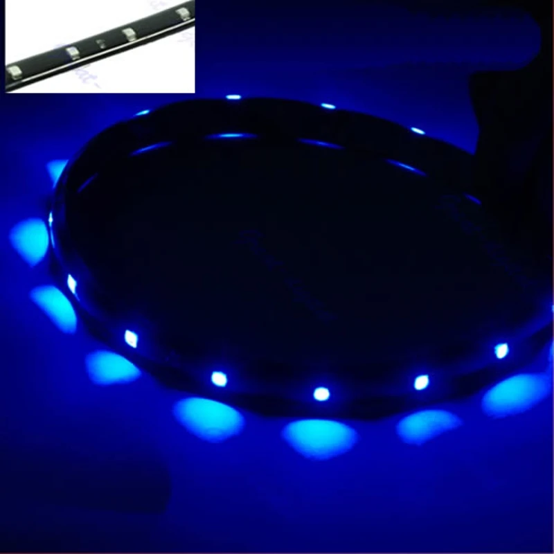

30 см 3528 SMD LED Автомобильный мотор неоновая полоса света Гибкая Водонепроницаемая 12В L15