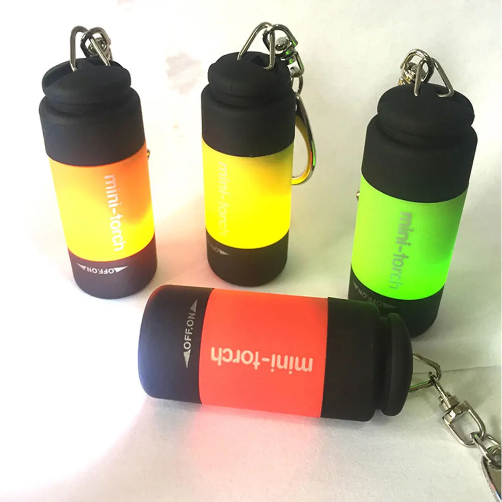 Мини-фонарь, светодиодный светильник, usb зарядка, 0,3 Вт, 25лум, портативный светодиодный мини-фонарь, светильник-вспышка, USB Перезаряжаемый брелок